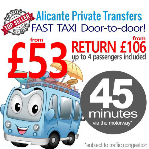 To and from Alicante Airport with Alicante Private Transfers