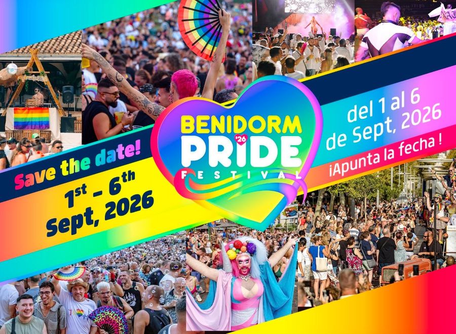 Benidorm Pride Festival 2026 September 1 to 6