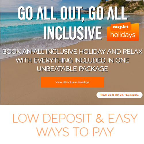 All Inclusive holiday in Benidorm Spain with easyJet holidays.
