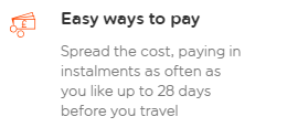Easy ways to pay.