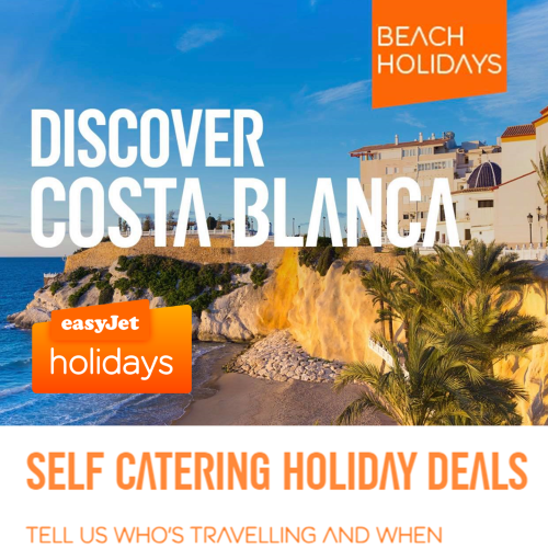Self catering holidays in Benidorm Spain with easyJet holidays.