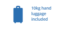 10kg cabin bag allowance