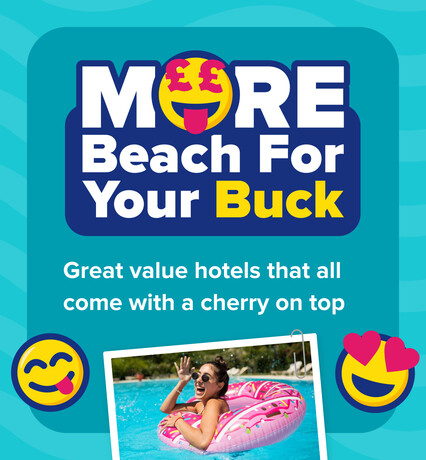 More beach for your bucks with great value hotels