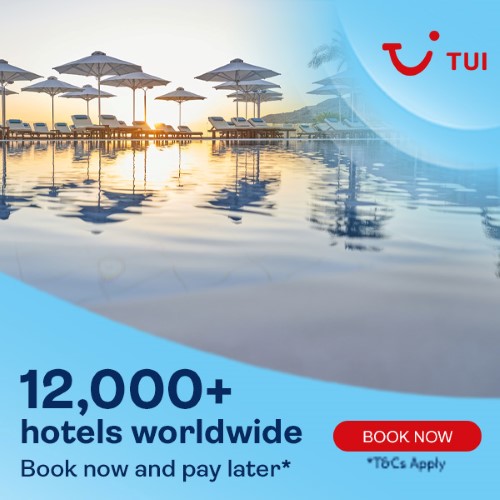 TUI accommodation only at 12,000+ hotels